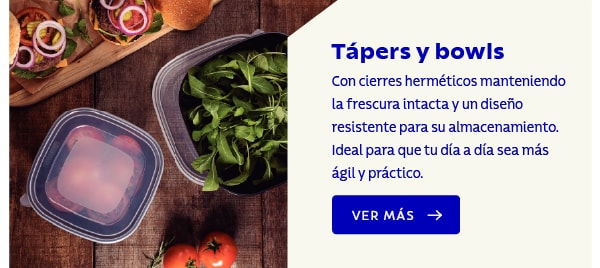 Tápers y bowls